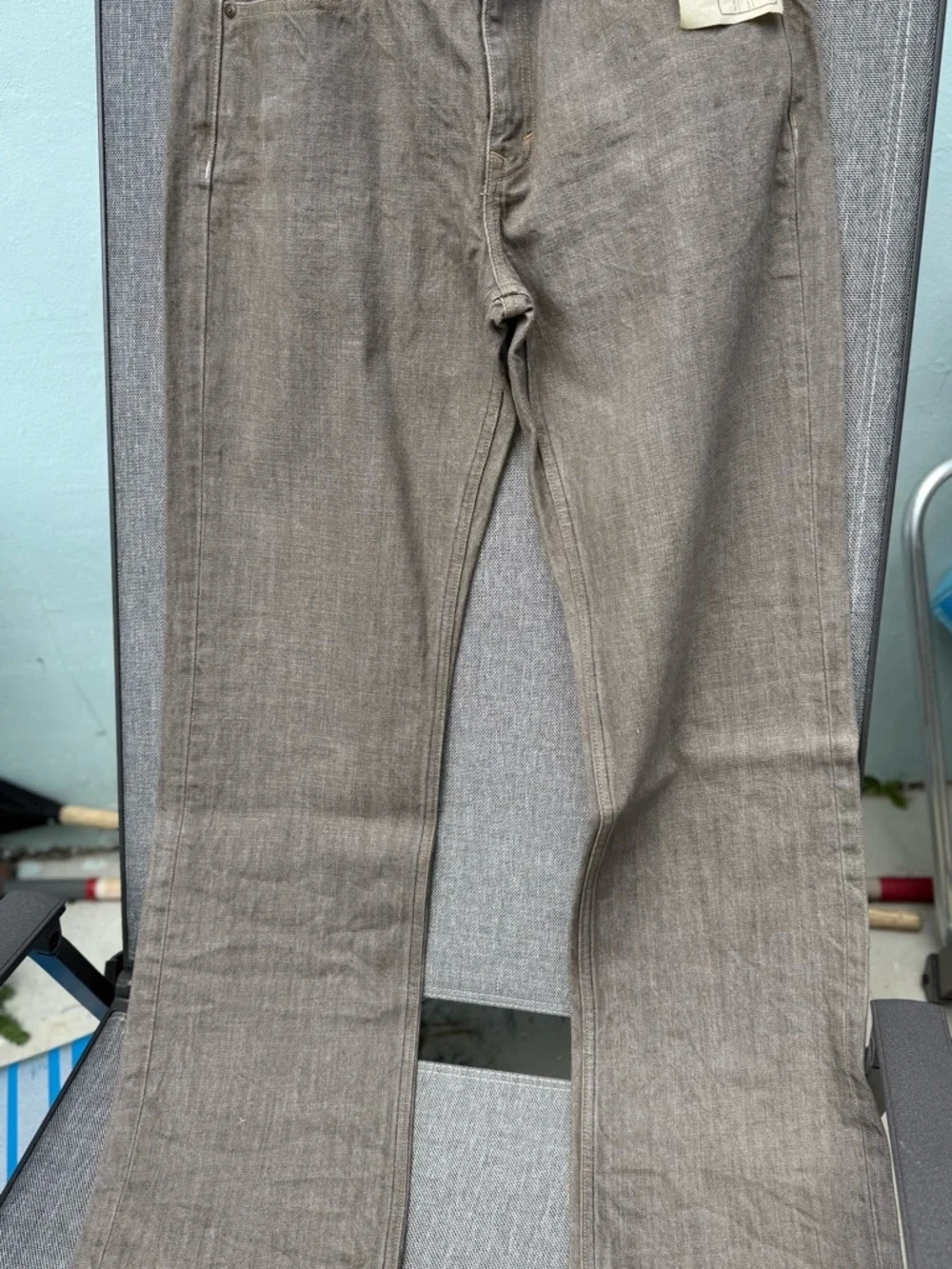 Banana Republic Men’s New With Tags 5 Pocket  Straight Leg Jeans Tan Otter 32/32